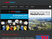 Tablet Screenshot of media-forum.pl